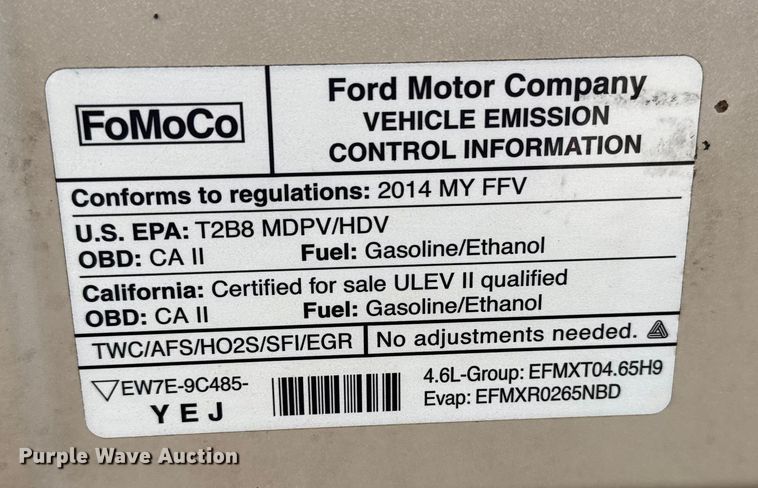 image for item EG1737 2014 Ford E250 handicap accessible van