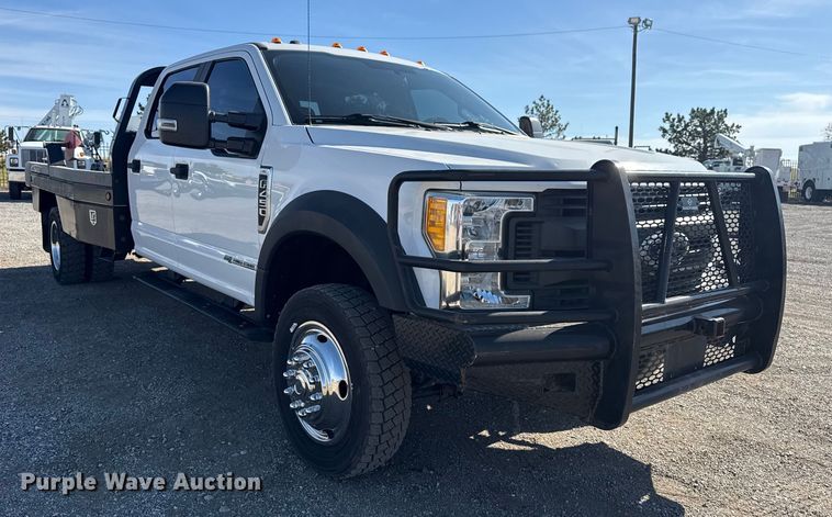 image for item EG1741 2017 Ford F450 Super Duty XL bale bed pickup truck