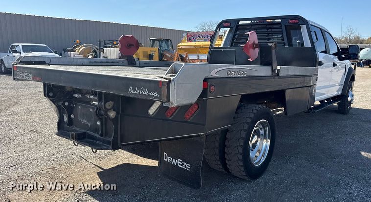 image for item EG1741 2017 Ford F450 Super Duty XL bale bed pickup truck