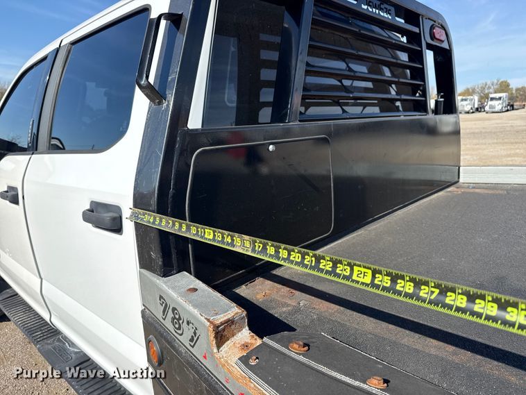 image for item EG1741 2017 Ford F450 Super Duty XL bale bed pickup truck