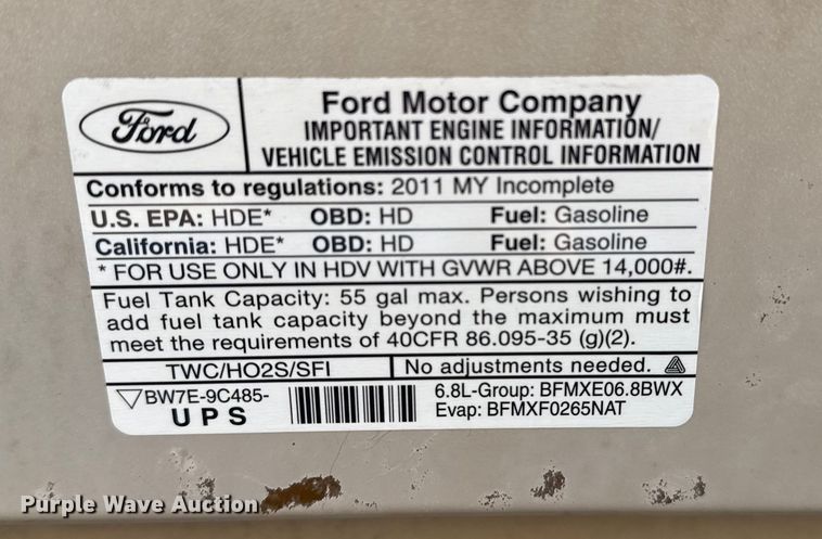 image for item EG1755 2011 Ford E450 medical exam van