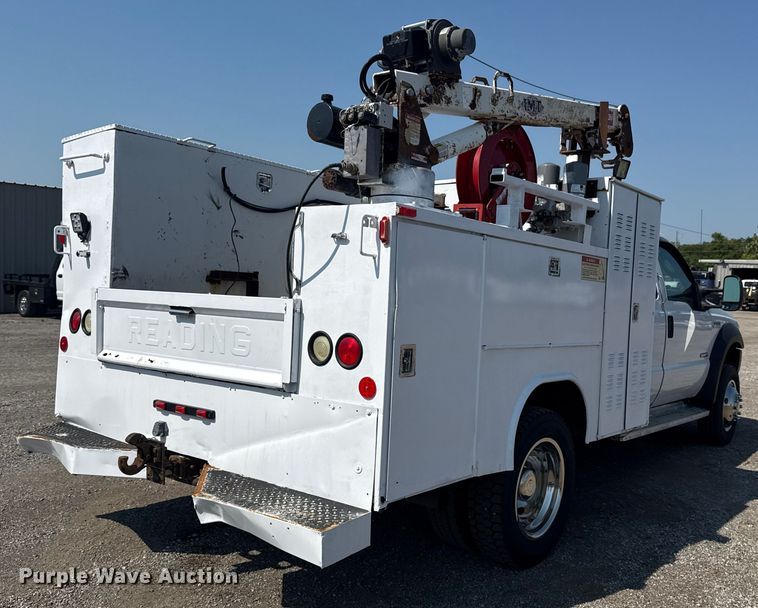 image for item EG6095 2007 Ford F550 Super Duty utility / service truck