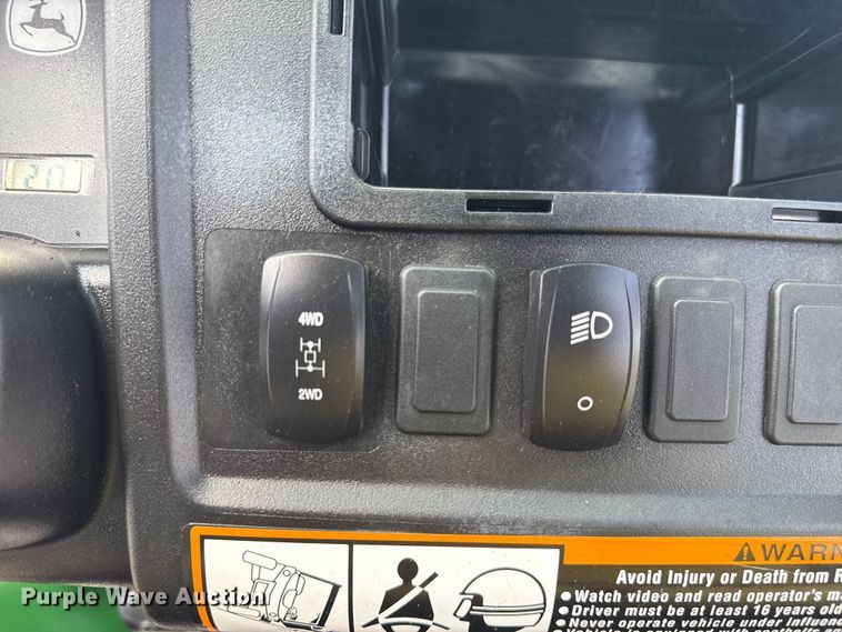 image for item EG6136 2018 John Deere Gator HPX615E utility vehicle