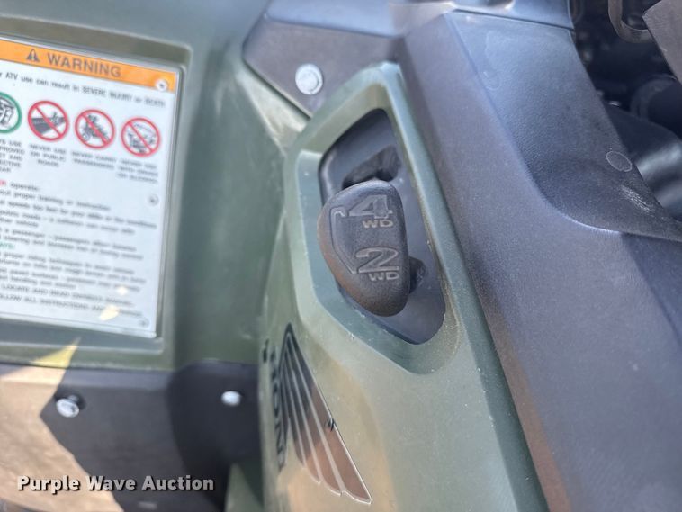 image for item EG6144 2018 Honda FourTrax Rancher ATV