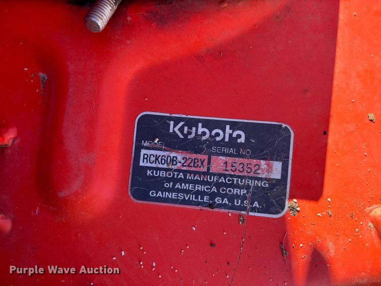 image for item EJ7723 Kubota BX2200D MFWD tractor