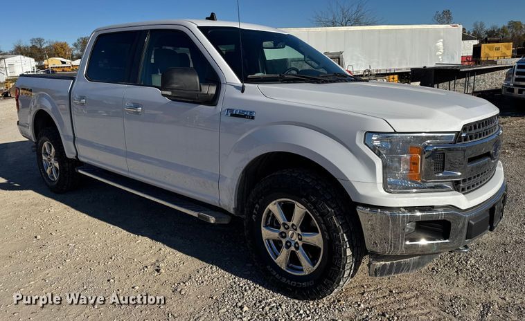 image for item EN0708 2020 Ford F150 XLT SuperCrew pickup truck