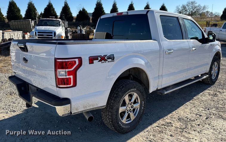 image for item EN0708 2020 Ford F150 XLT SuperCrew pickup truck