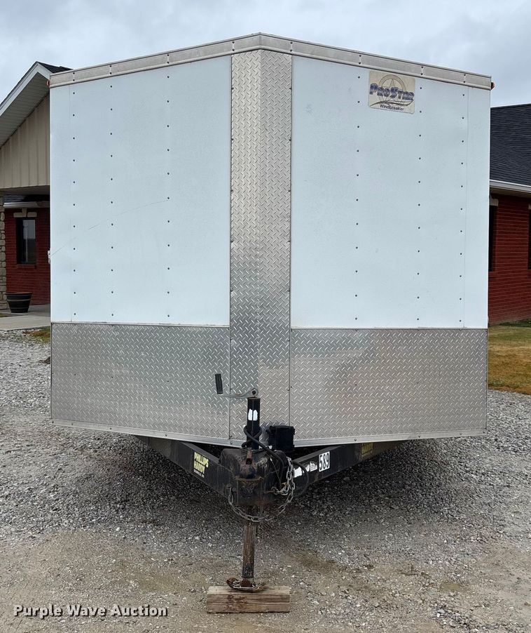 image for item EN5842 2016 MTPA Pro Star Windbreaker enclosed cargo trailer