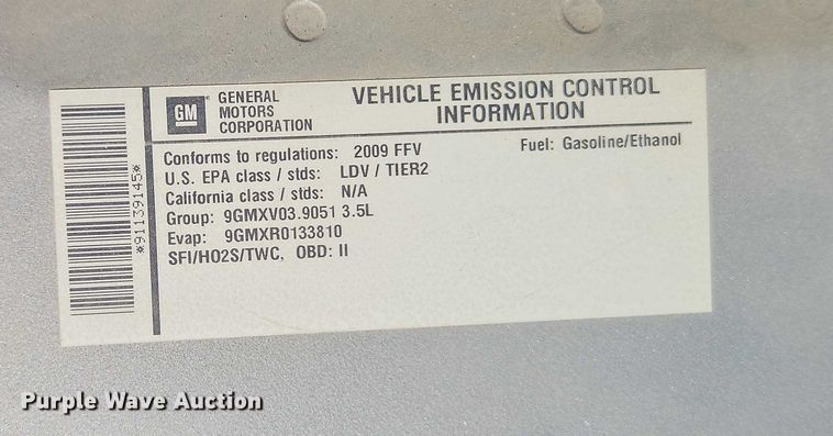 image for item EO4825 2009 Chevrolet Impala 