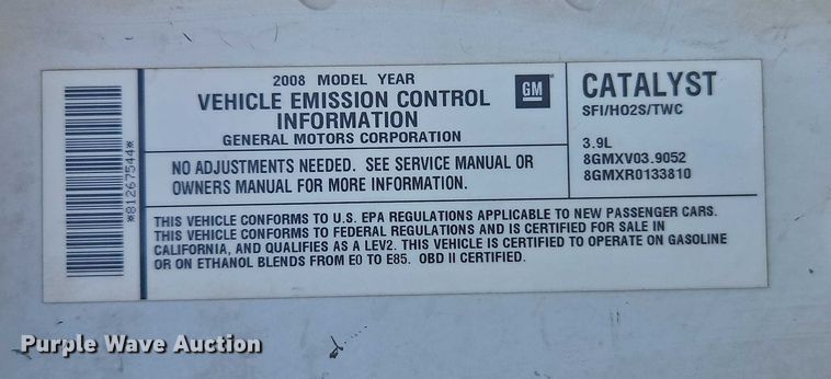 image for item EO4826 2008 Chevrolet Impala 