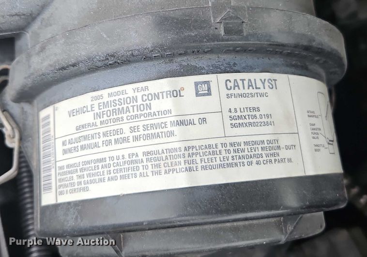 image for item EO4850 2005 Chevrolet Express 2500  van