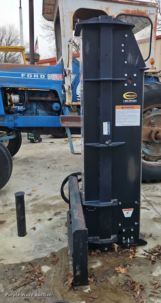 image for item EO4861 Quick Attach skid steer post driver