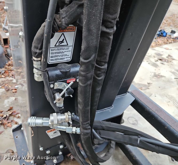 image for item EO4861 Quick Attach skid steer post driver