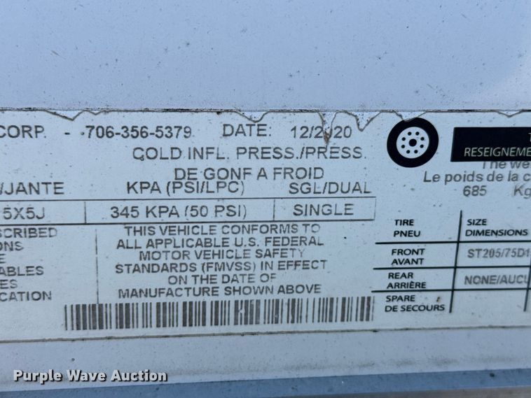 image for item EP0882 2021 Carry-On enclosed cargo trailer