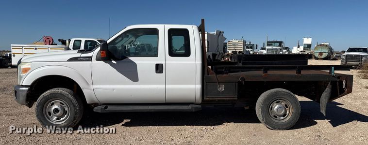 image for item EP0904 2015 Ford F250 flatbed pickup truck