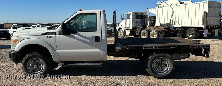 image for item EP0917 2014 Ford F250 flatbed pickup truck