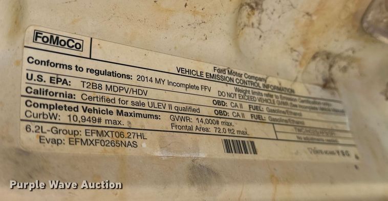 image for item EP0917 2014 Ford F250 flatbed pickup truck