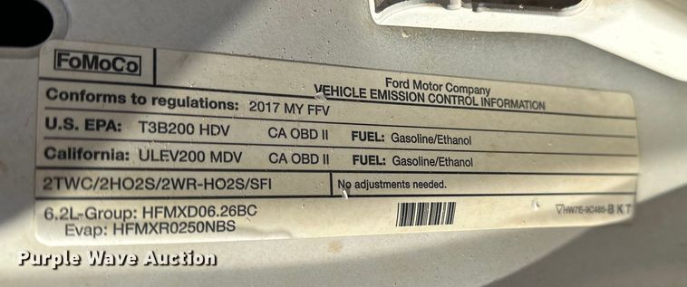 image for item EP0918 2017 Ford F250 SuperCab pickup truck