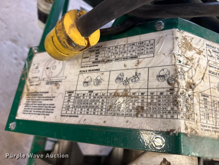 image for item EP0976 Greenlee 555 pipe bender