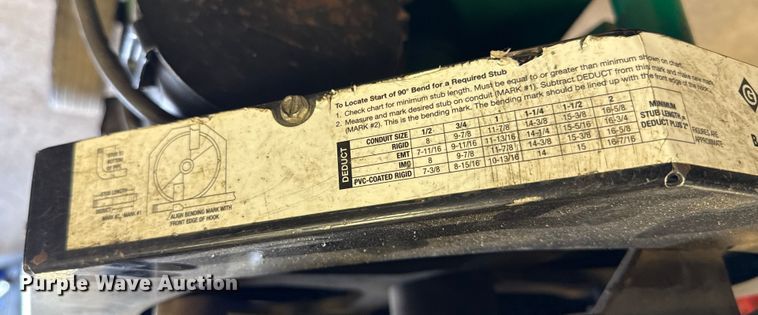 image for item EP0977 Greenlee 854DX pipe bender