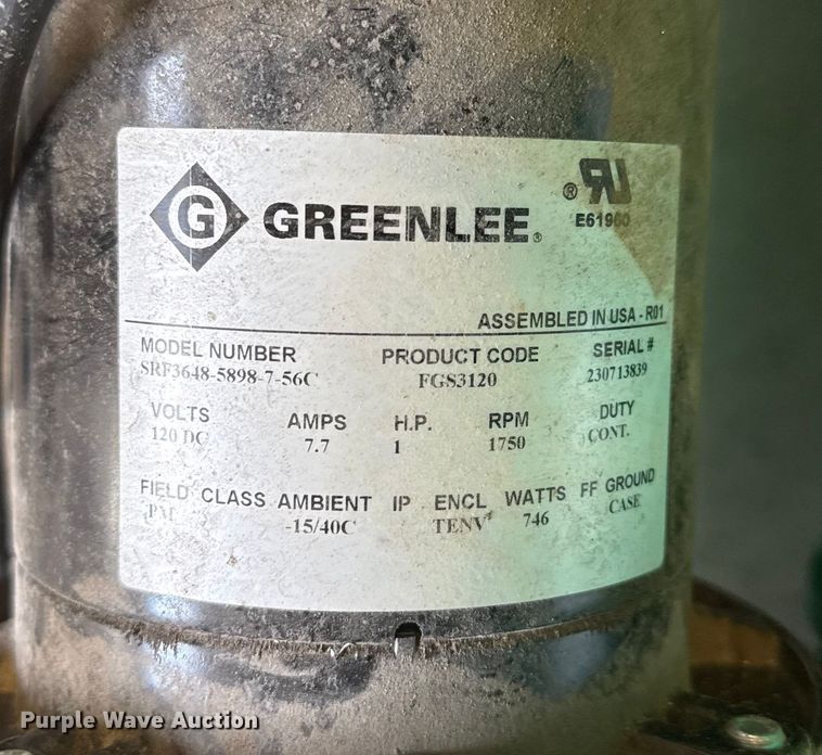 image for item EP0980 Greenlee 555 pipe bender