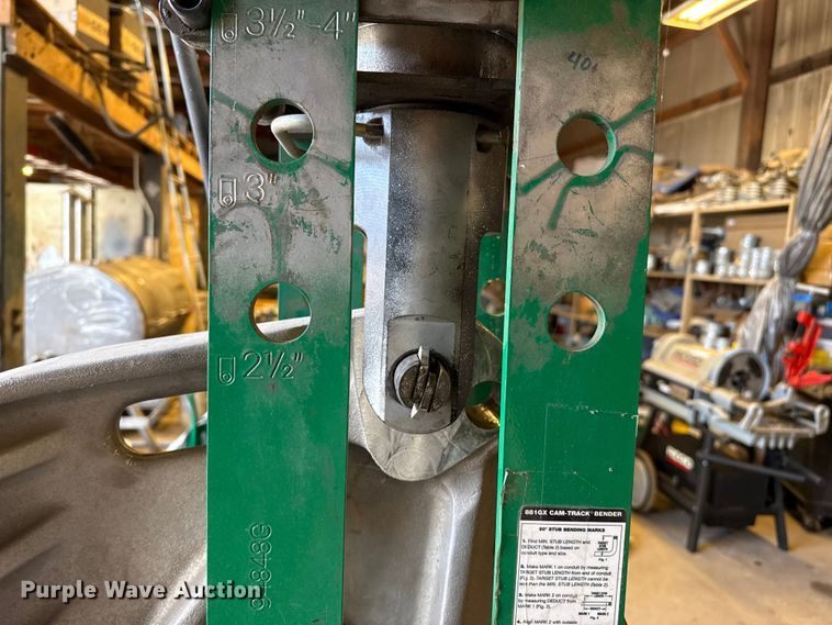 image for item EP2536 Greenlee 881GX cam-track pipe bender