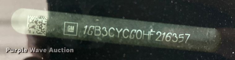 image for item EP2586 2017 Chevrolet Silverado 3500HD flatbed pickup truck