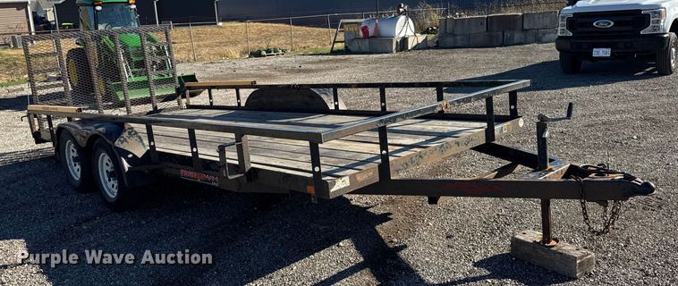 image for item ER0244 2021 Trailerman HT8218TUT utility trailer