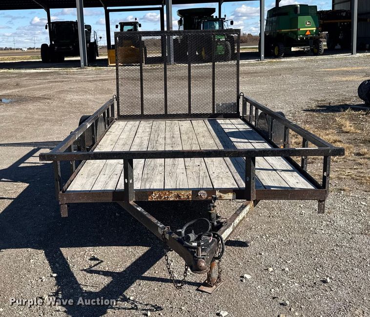 image for item ER0248 2015 Trailerman utility trailer
