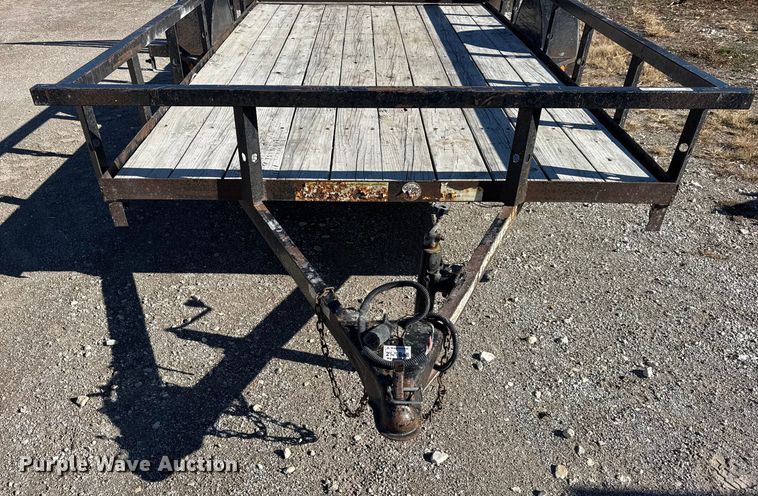 image for item ER0248 2015 Trailerman utility trailer