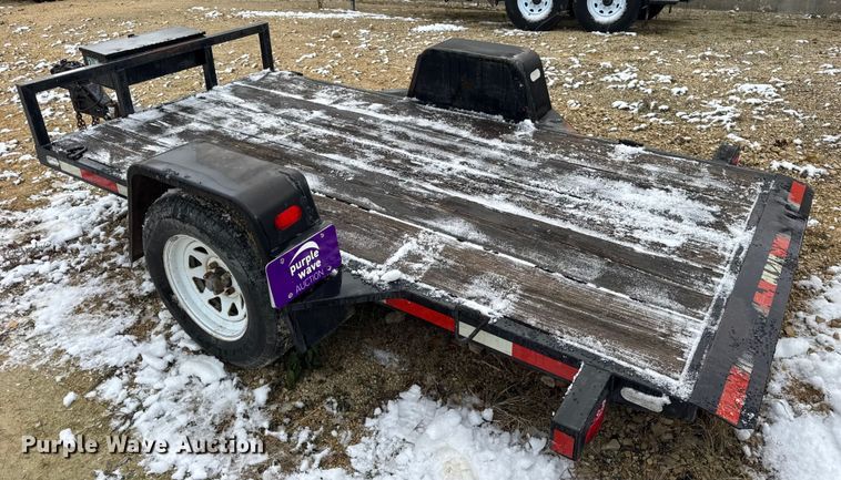 image for item ER0249 1994 Richardson tilt deck utility trailer