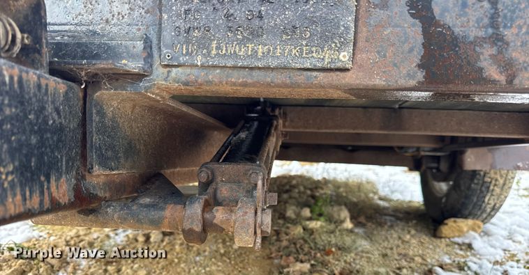 image for item ER0249 1994 Richardson tilt deck utility trailer