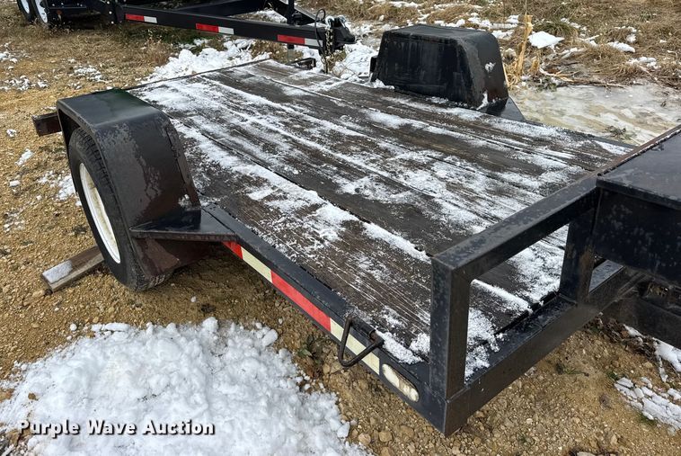 image for item ER0249 1994 Richardson tilt deck utility trailer