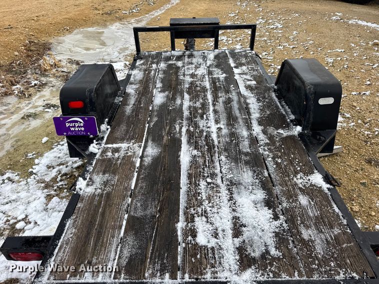 image for item ER0249 1994 Richardson tilt deck utility trailer