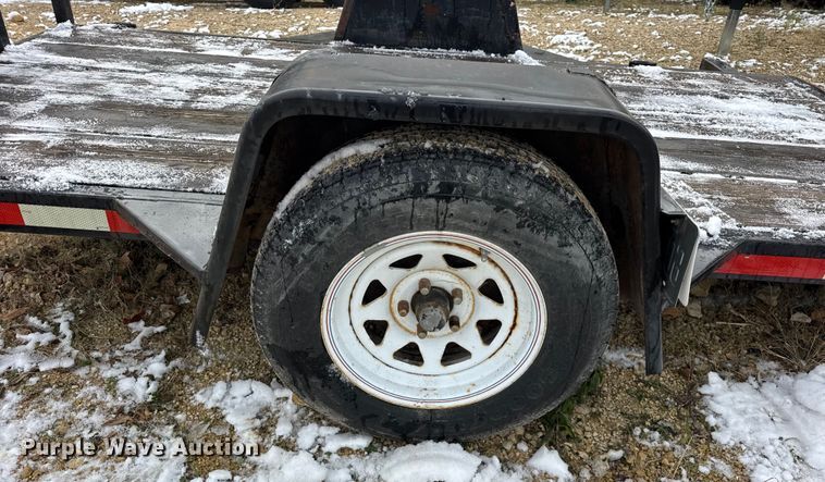 image for item ER0249 1994 Richardson tilt deck utility trailer