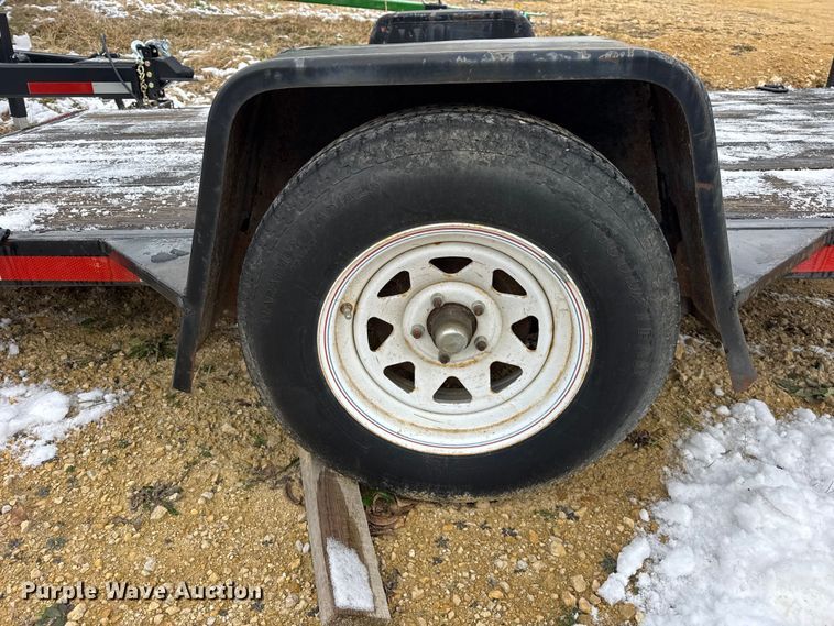 image for item ER0249 1994 Richardson tilt deck utility trailer