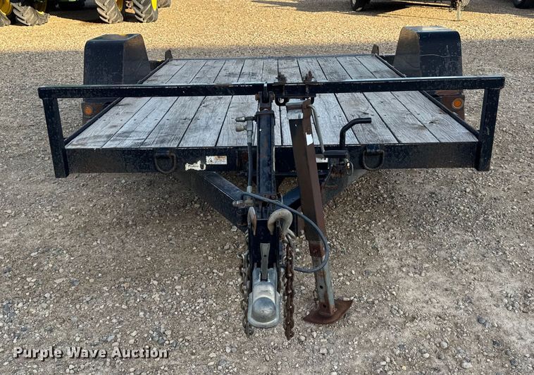 image for item ER0252 2015 B-B TRAILER tilt deck equipment trailer