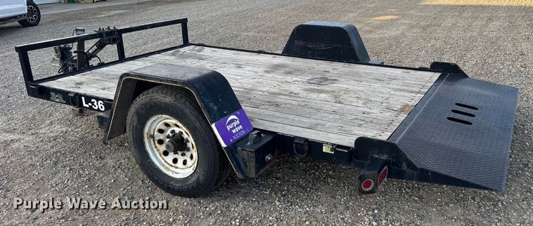image for item ER0252 2015 B-B TRAILER tilt deck equipment trailer