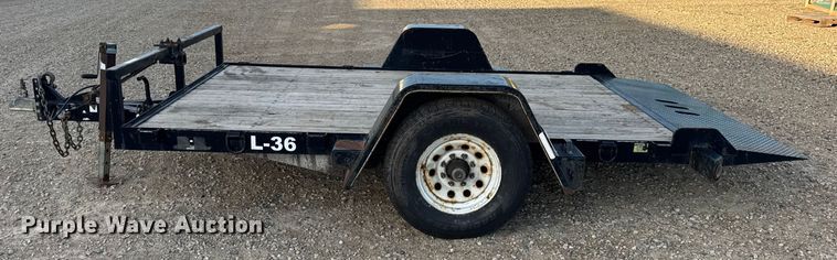 image for item ER0252 2015 B-B TRAILER tilt deck equipment trailer