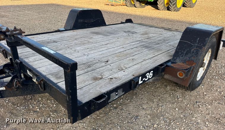 image for item ER0252 2015 B-B TRAILER tilt deck equipment trailer