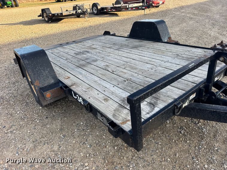 image for item ER0252 2015 B-B TRAILER tilt deck equipment trailer