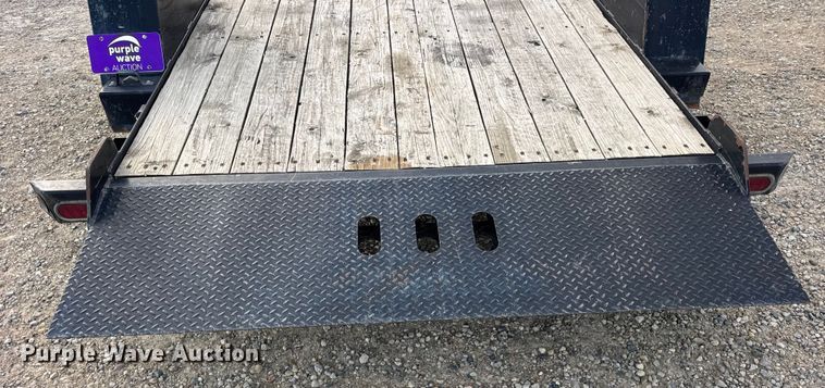 image for item ER0252 2015 B-B TRAILER tilt deck equipment trailer