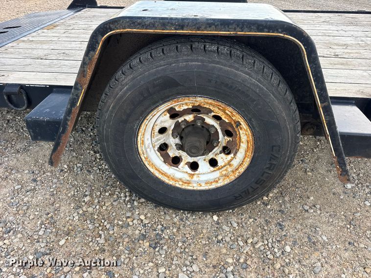 image for item ER0252 2015 B-B TRAILER tilt deck equipment trailer