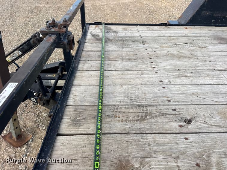 image for item ER0252 2015 B-B TRAILER tilt deck equipment trailer