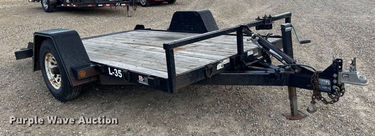 image for item ER0253 2015 B-B TRAILER tilt deck equipment trailer