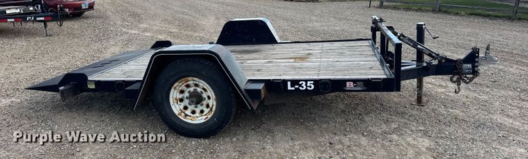image for item ER0253 2015 B-B TRAILER tilt deck equipment trailer