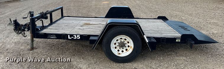 image for item ER0253 2015 B-B TRAILER tilt deck equipment trailer