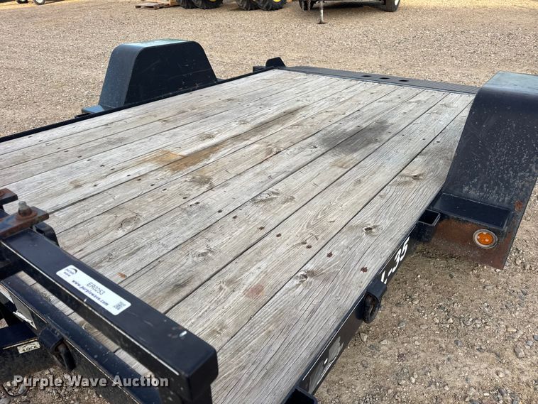 image for item ER0253 2015 B-B TRAILER tilt deck equipment trailer