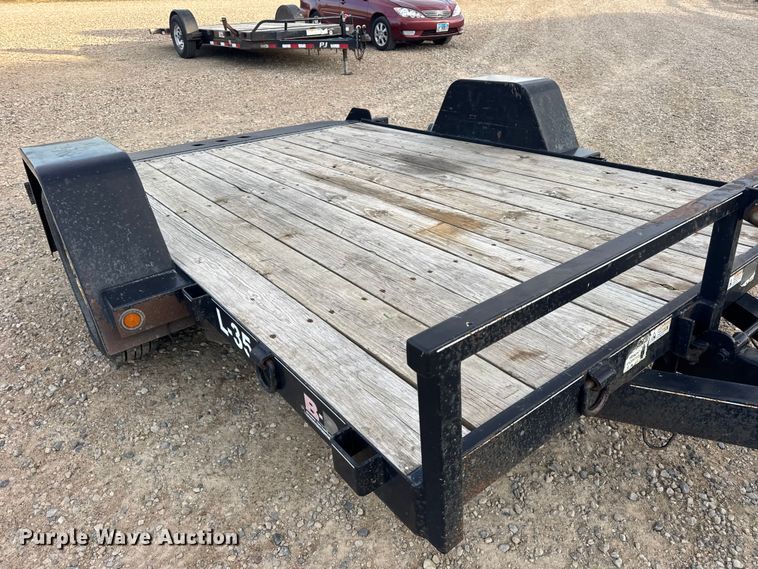 image for item ER0253 2015 B-B TRAILER tilt deck equipment trailer