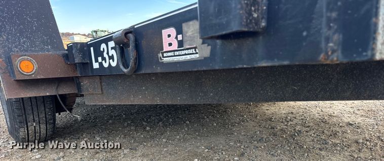 image for item ER0253 2015 B-B TRAILER tilt deck equipment trailer